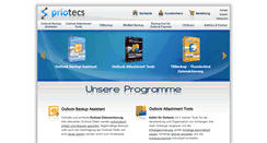 Desktop Screenshot of priotecs.com
